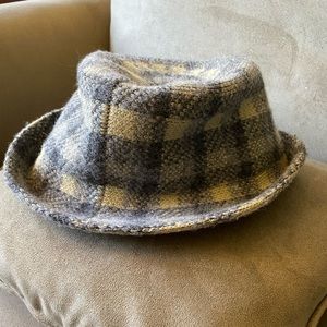 SAN DIEGO HAT Co NEW Gala Bucket Hat. Grey and white plaid pattern.